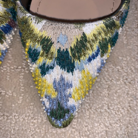 CHRISTIAN DIOR Embroidered Beaded Sling-Back - Picture 4 of 8